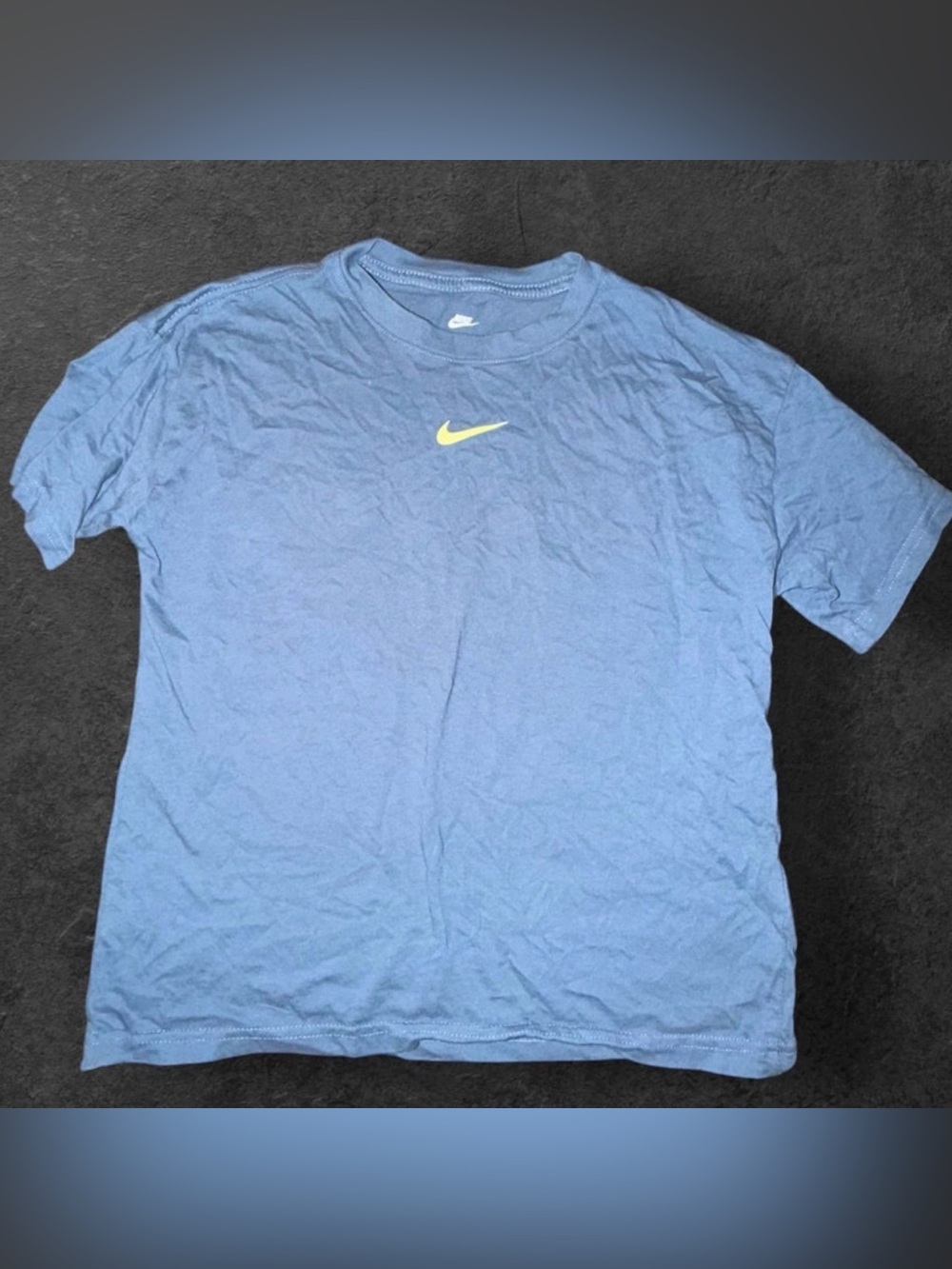 Nike “The Revolution of Air” Graphic T-Shirt Youth Large Blue Short Sleeve Tee